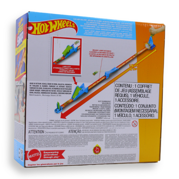 Mattel Hot Wheels Champion Stunt Tracks, Slam Jump Challenge (JHK76)