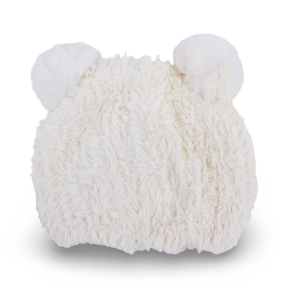 Girls Winter Ice Cap – Off White