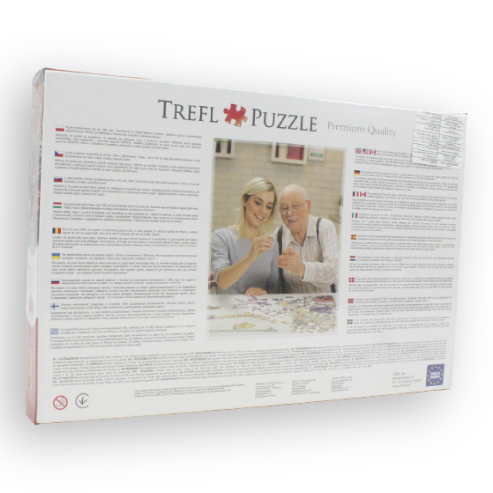 Trefl 1000-Piece Jigsaw Puzzle – Grasping Tiger