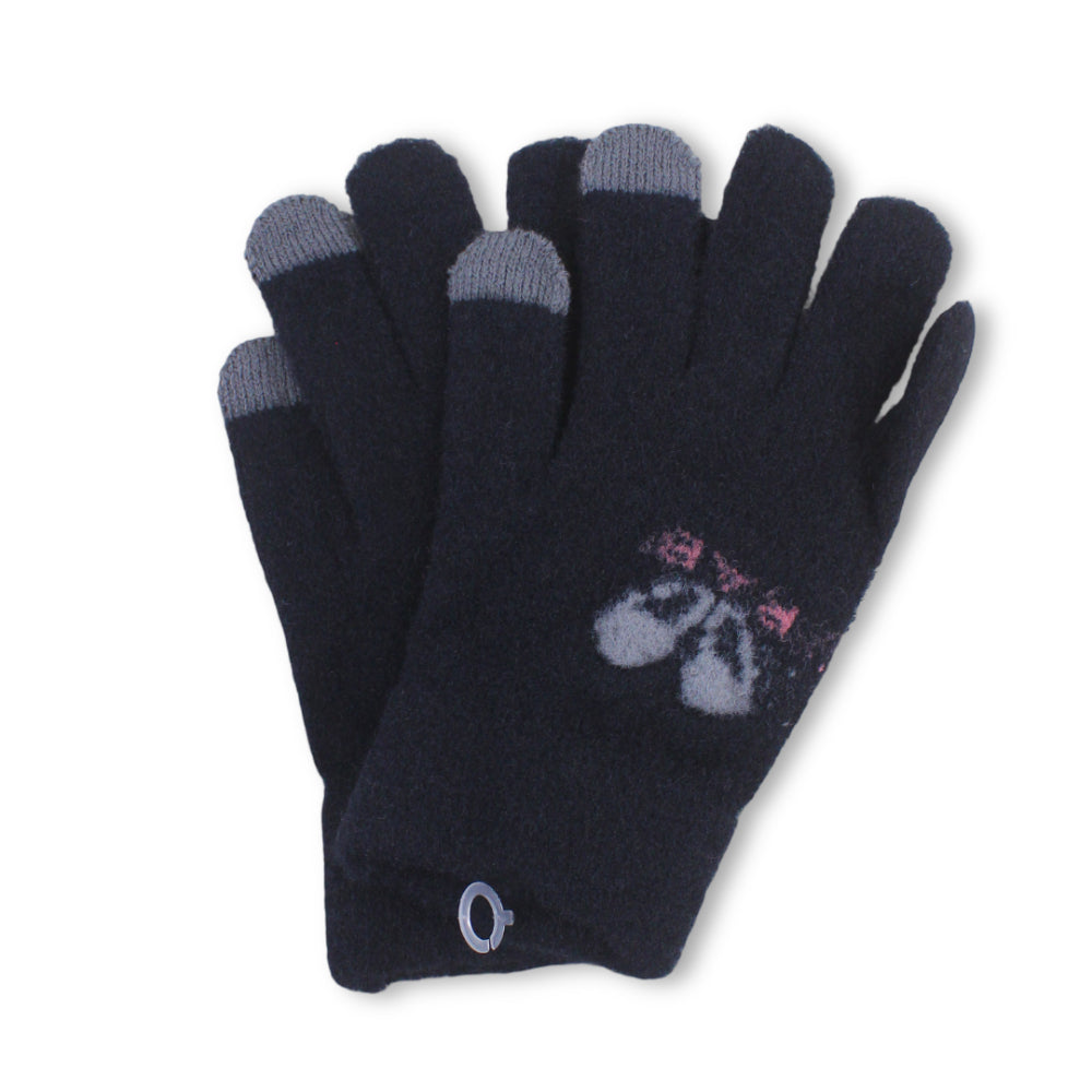 Girls Winter Gloves – Black