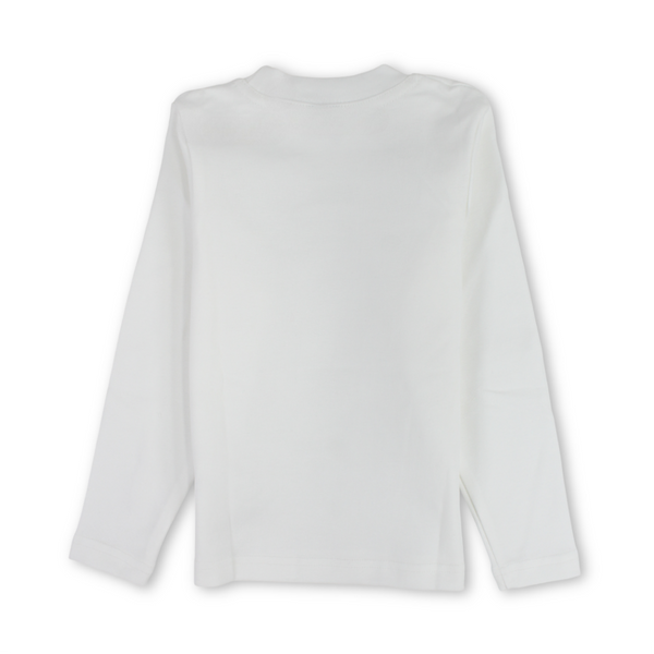 Unisex Baby Cotton Half Collar – White