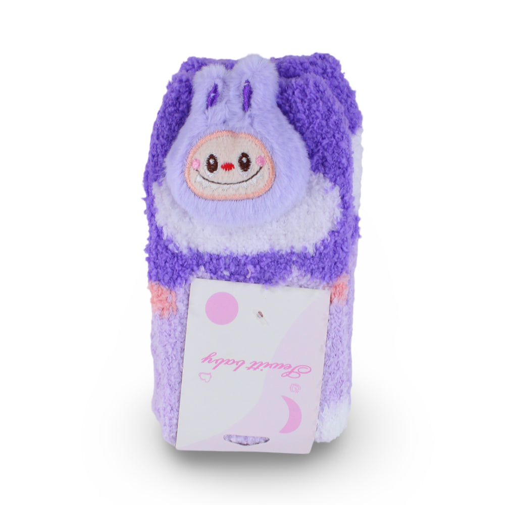 Girls Winter Socks – Purple