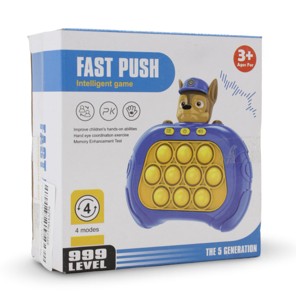 Paw Patrol Chase Fast Push Electronic Pop-It Game with Sound & Light
