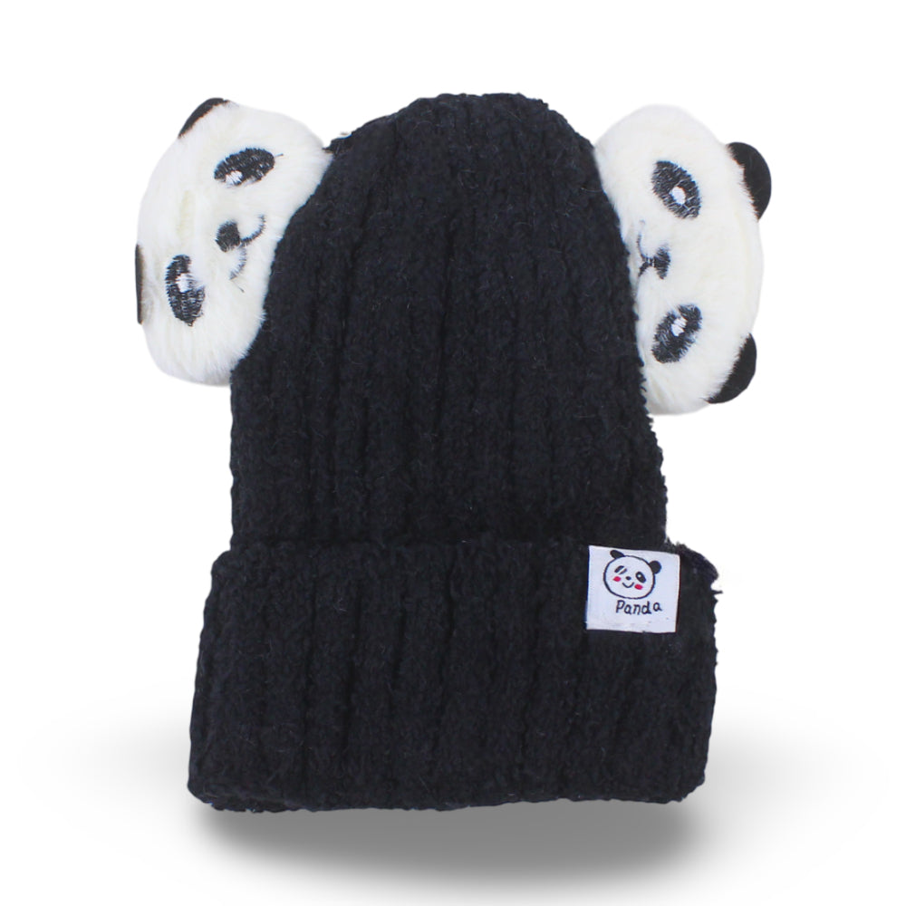 Girls Winter Ice Cap – Black