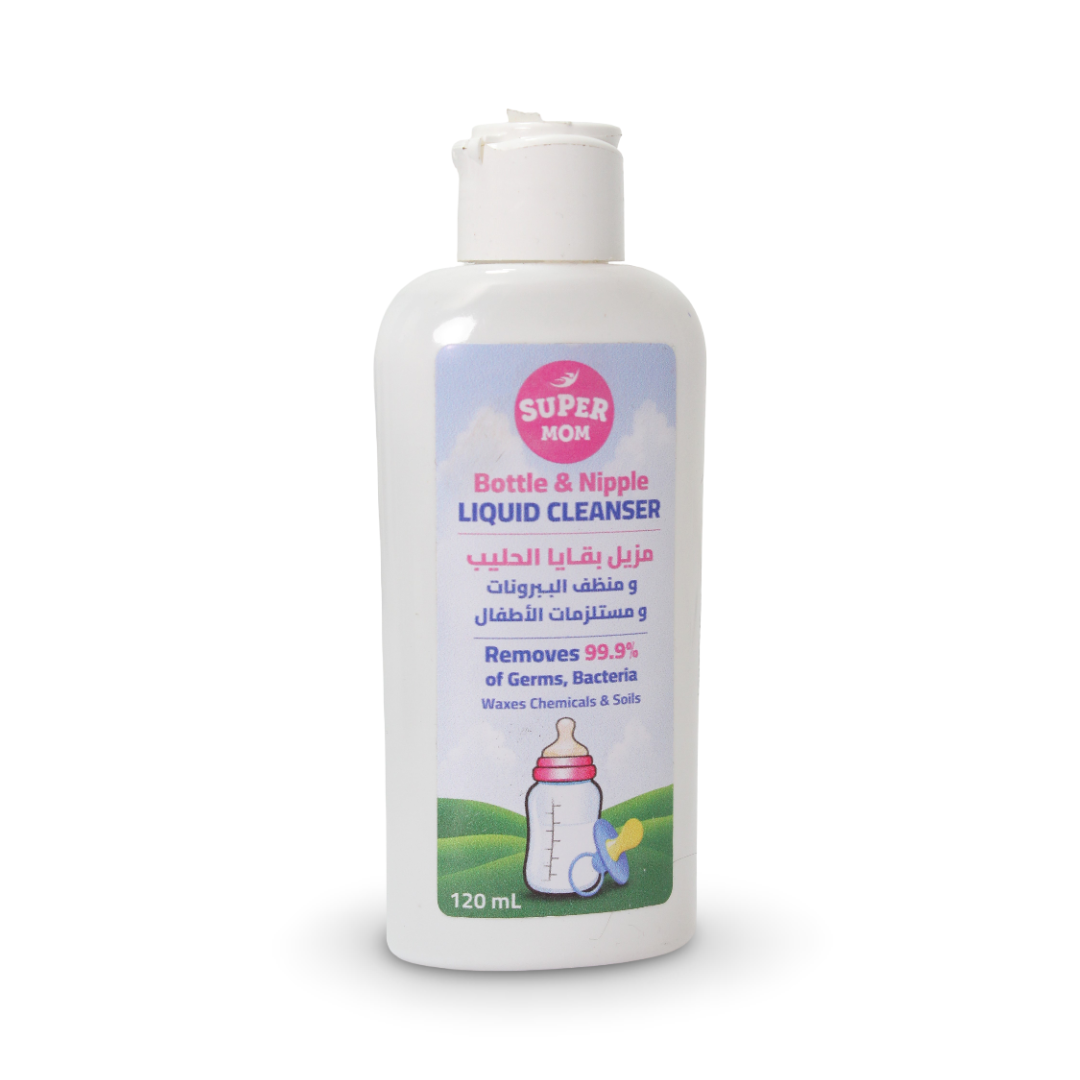 Super Mom Milk Residue Cleaner For Baby Bottles – 120 Ml