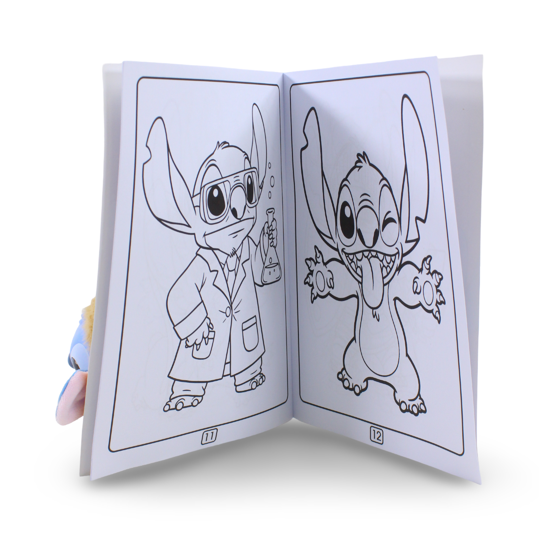 Space Toon Stitch Coloring Book – Beige