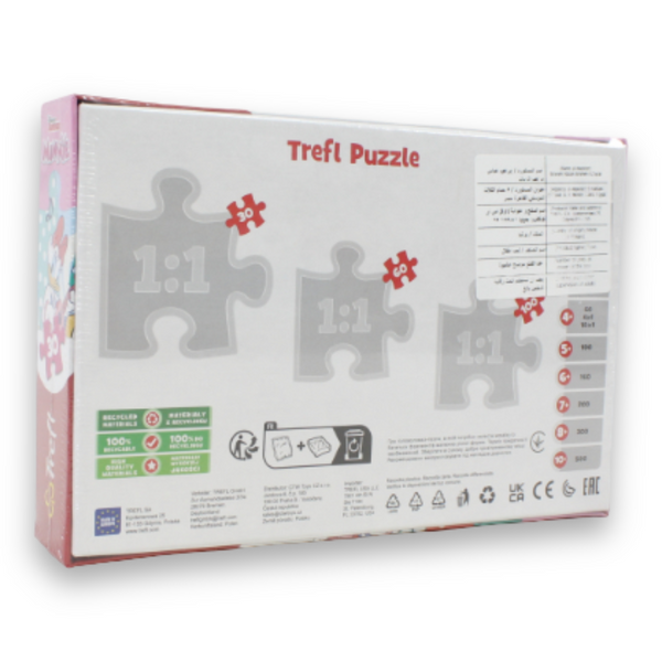 Trefl Disney Minnie Mouse Colorful Minnie Jigsaw Puzzle – 30 Pcs