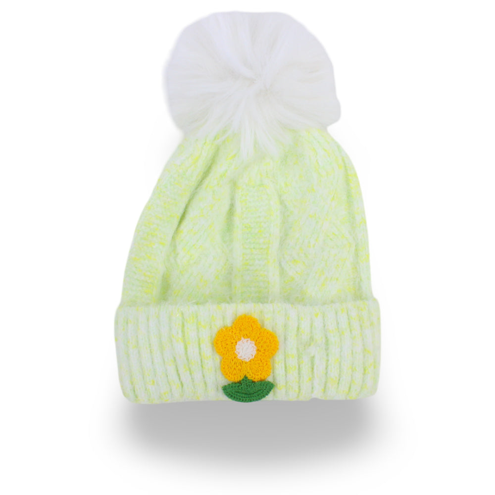 Girls Winter Ice Cap – Pistachio