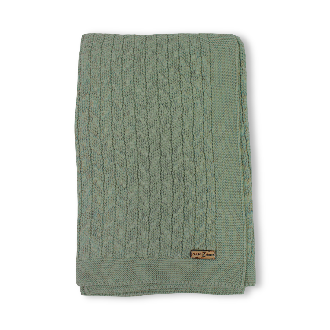 Unisex Baby Knitted Blanket – Assorted Colors
