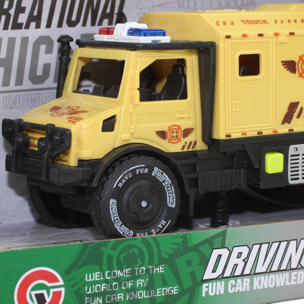 Car With Light & Sound – Yellow