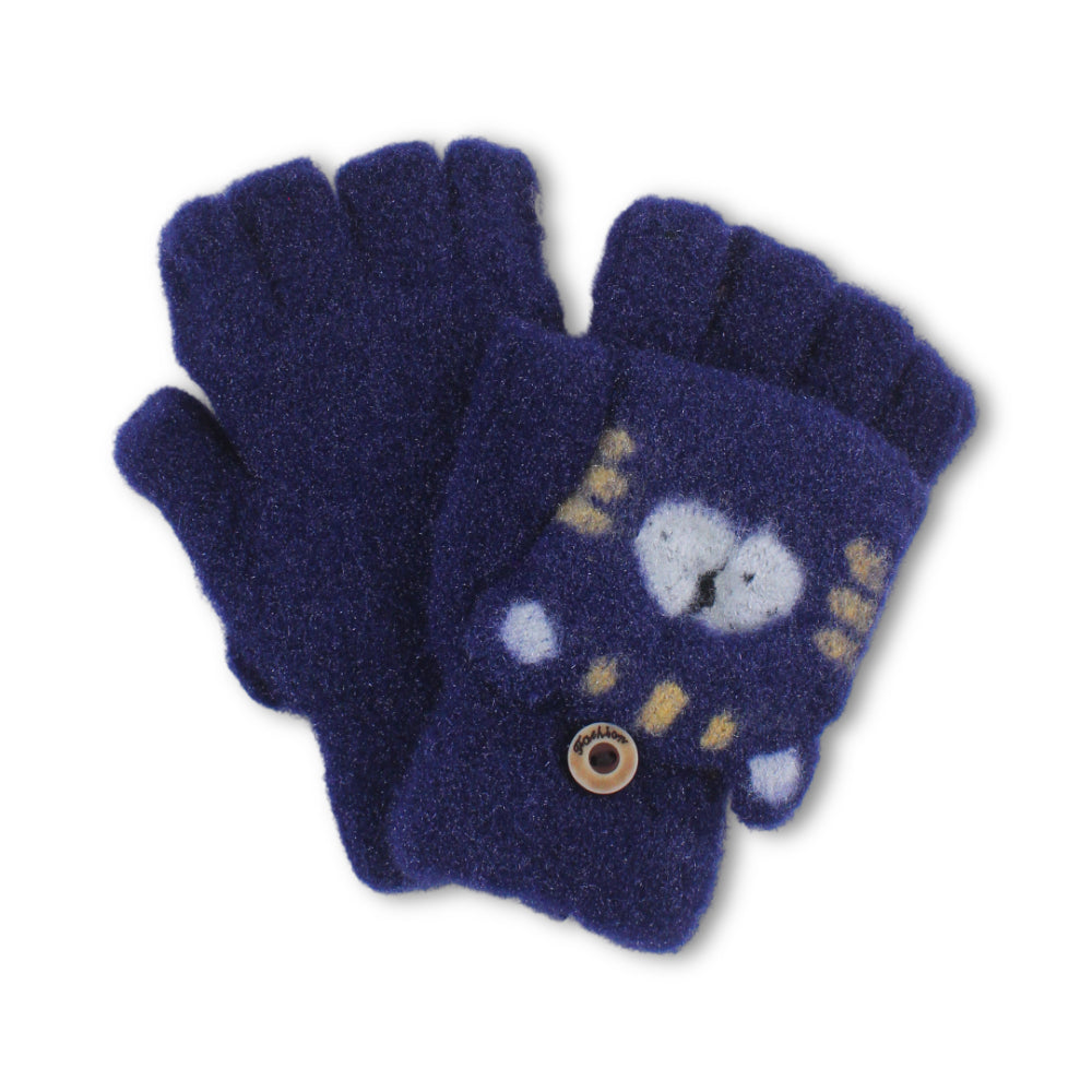 Girls Winter Gloves – Navy