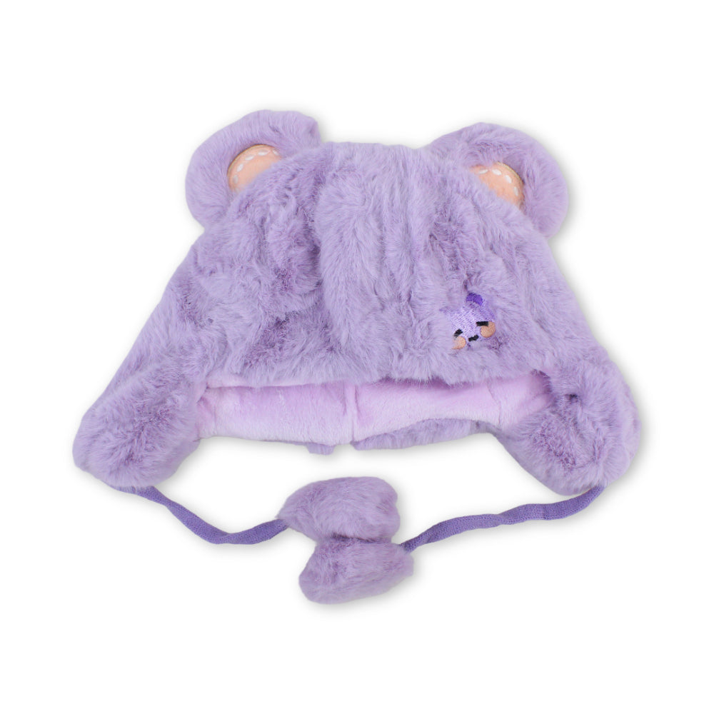 Girls Winter Ice Cap – Purple