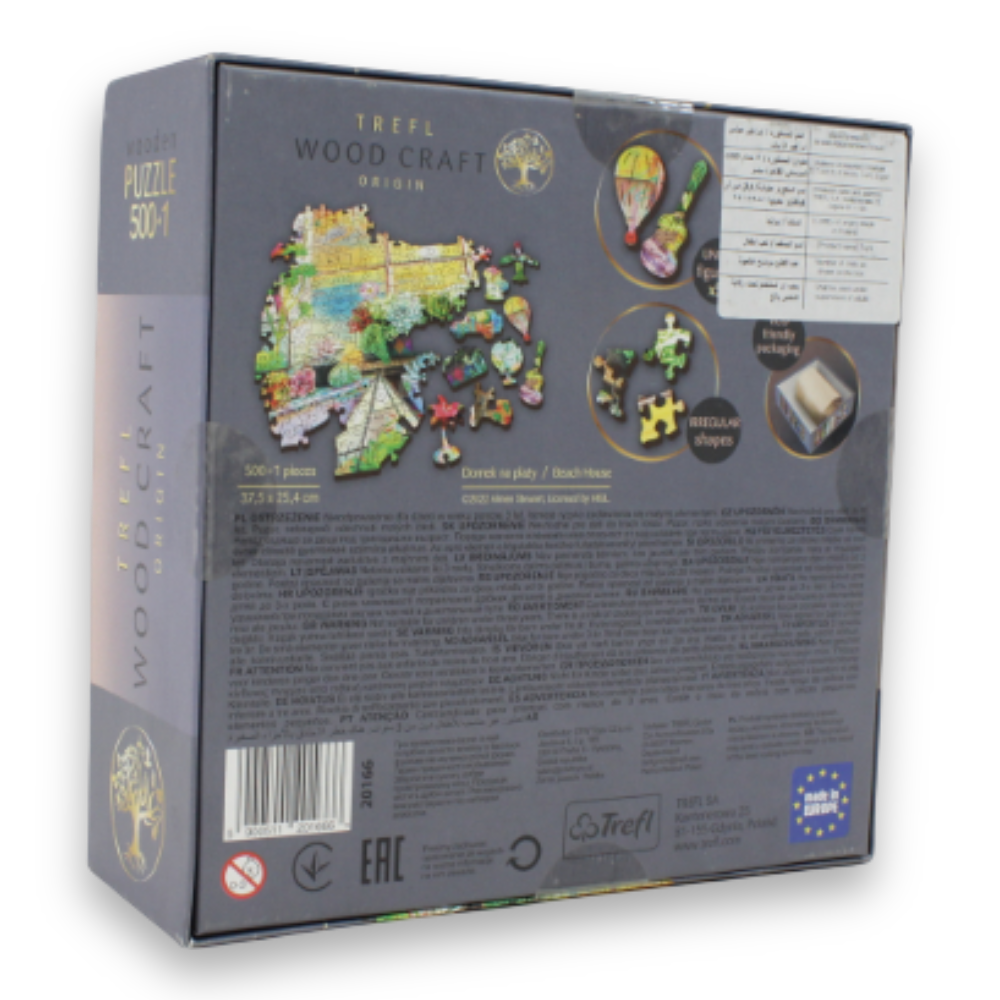 500+1-Piece Wooden Jigsaw Puzzle