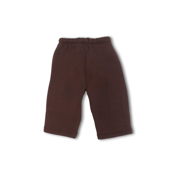 Baby Boys Cotton Sweatpants – Brown