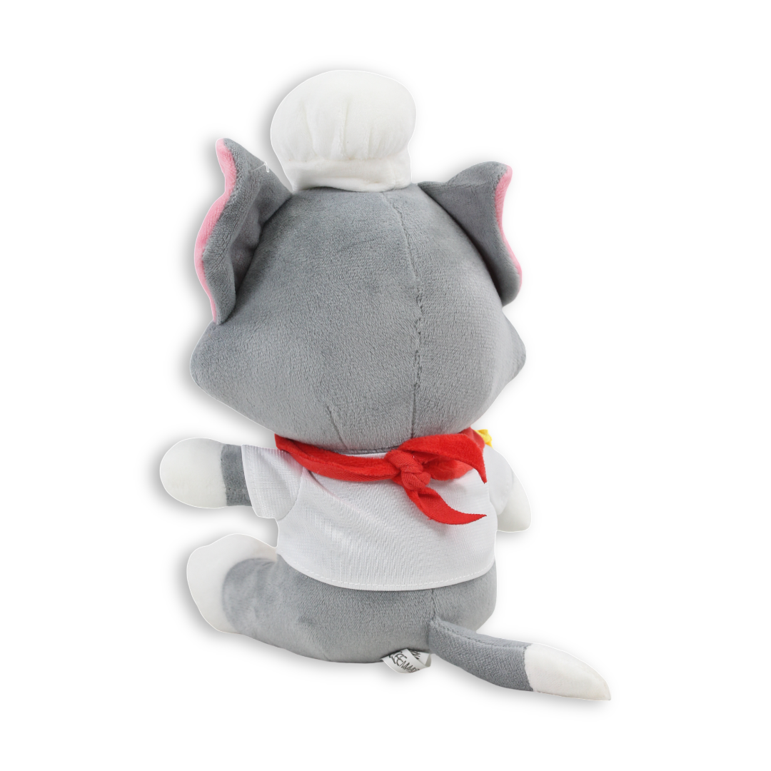 Tom Plush Toy Holding Gift