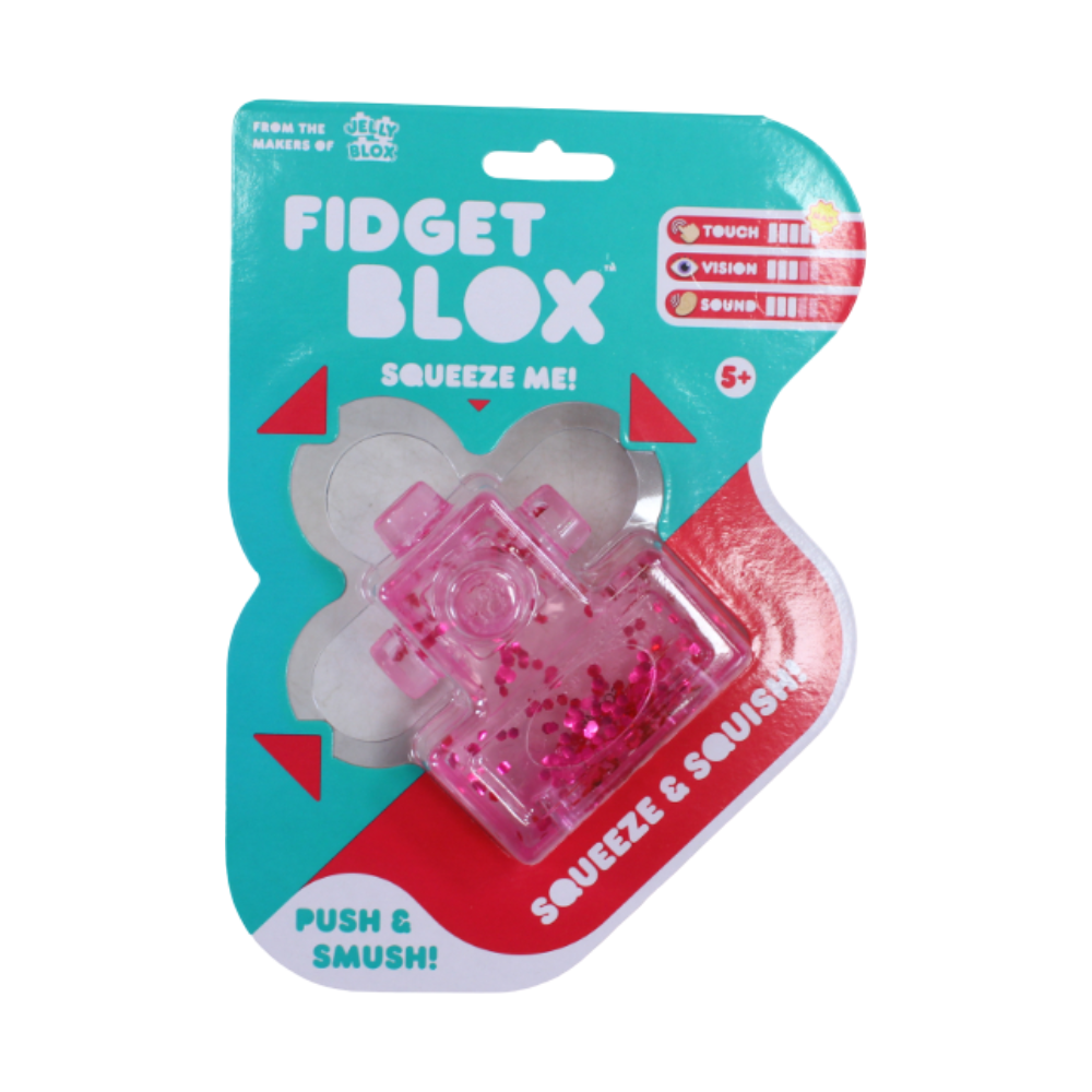 Fidget Blox Wave 2 Squish & Squeeze Pink – 1 Pc