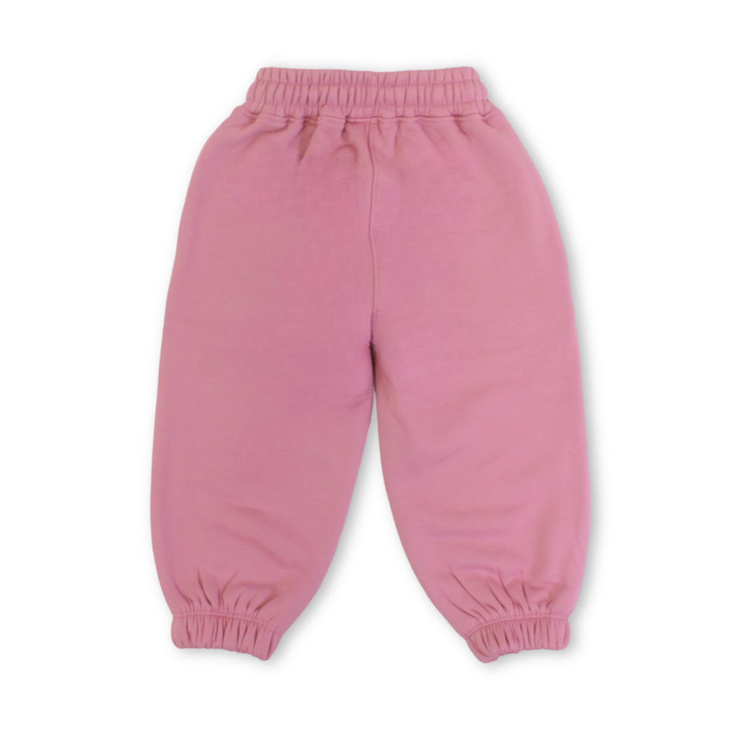 Unisex Kids Sweatpants – Dusty Pink