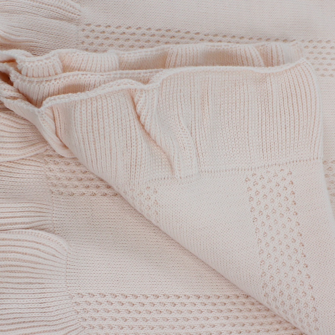 Unisex Baby Knitted Blanket – Assorted Colors