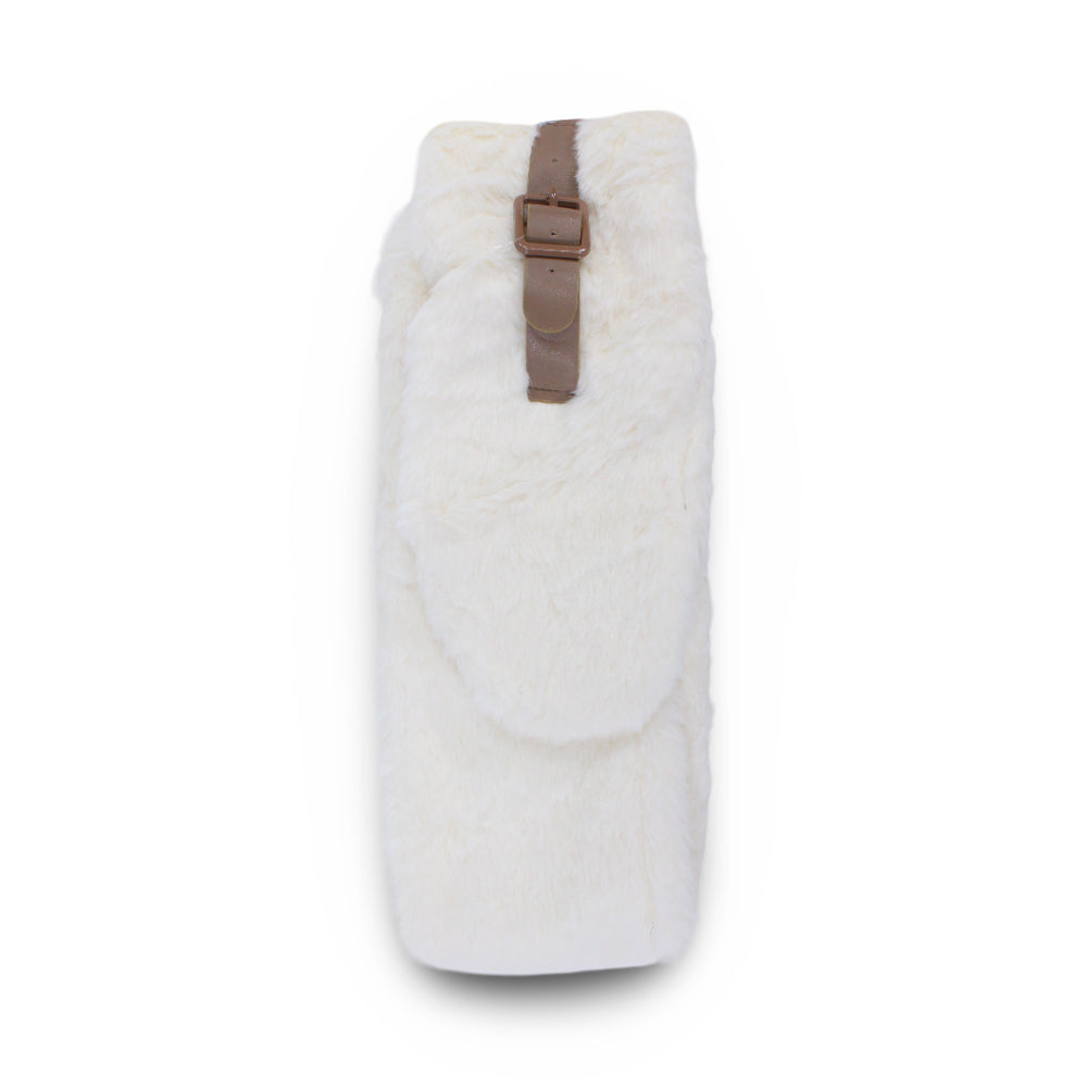 Girls Winter Scarf – Off White