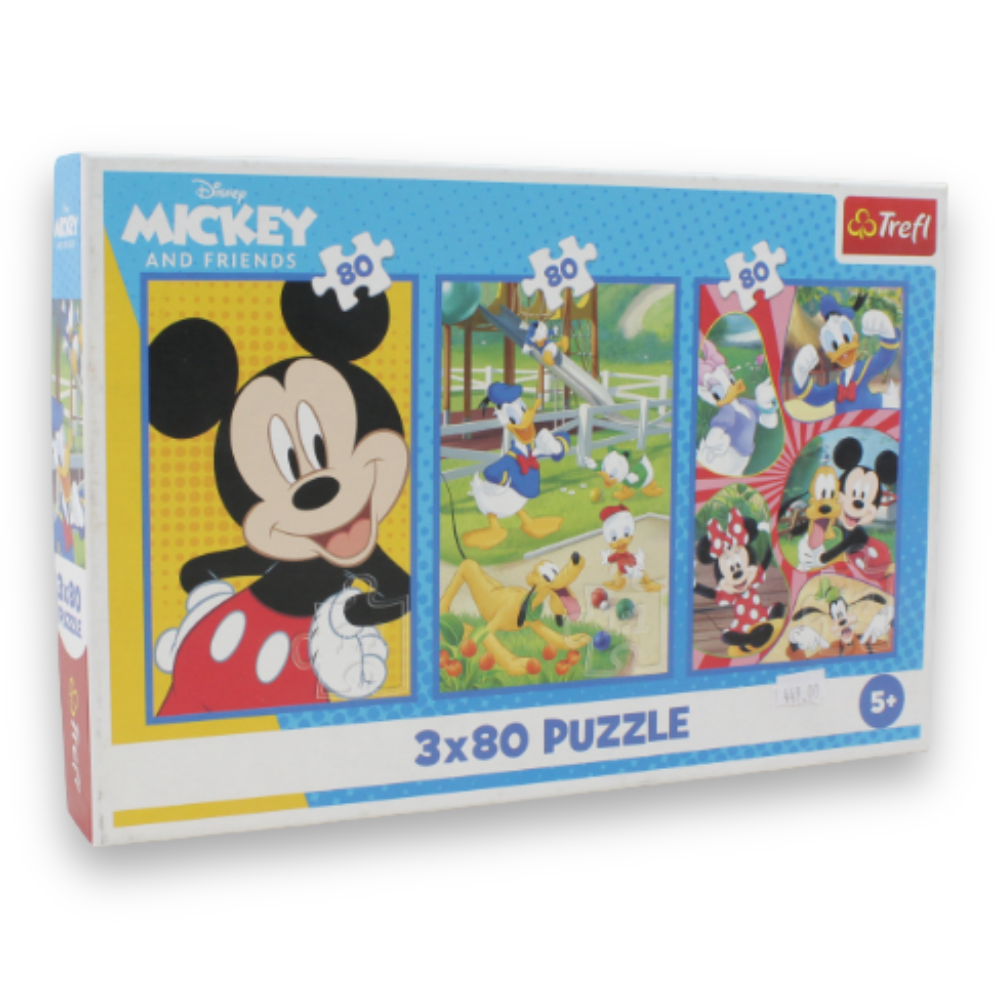 3 x 80-Piece Jigsaw Puzzle Set
