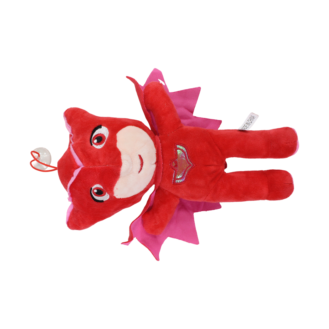 Kids Piggy Mask Plush Character – Red, 23 Cm