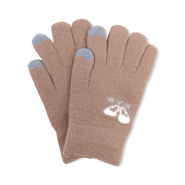 Girls Winter Gloves – Camel