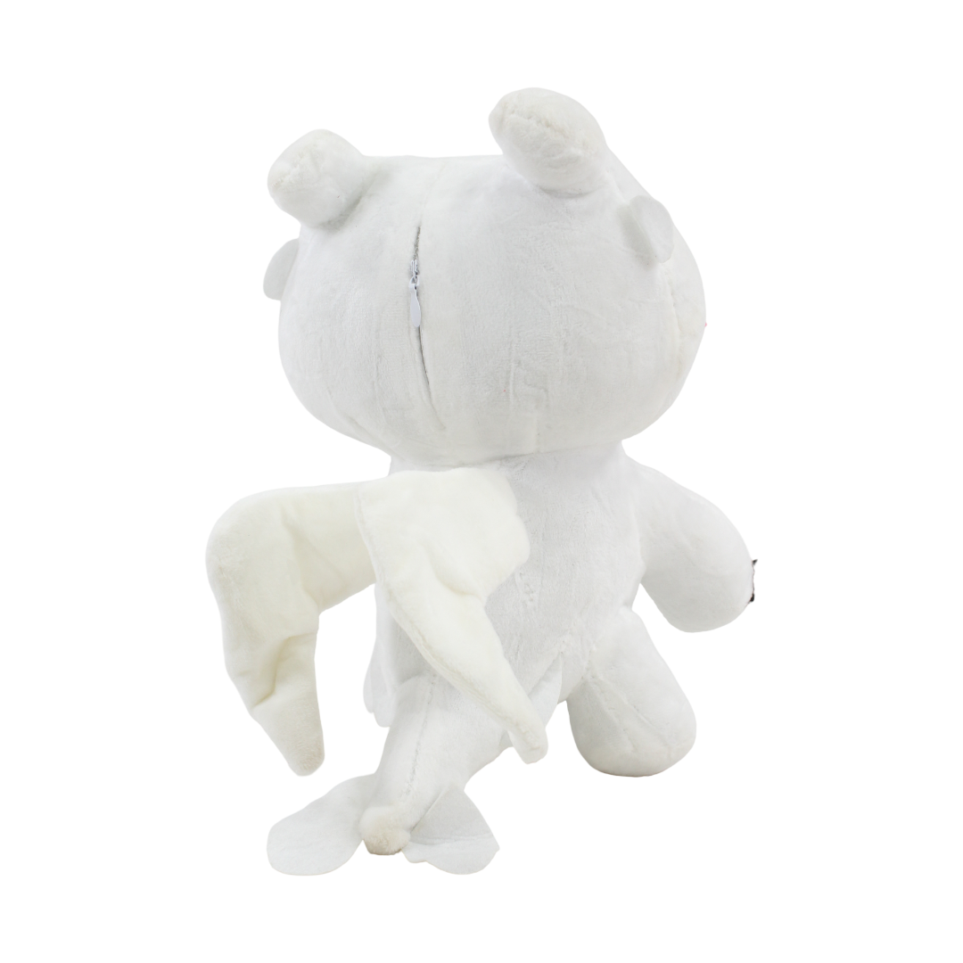 Kids Dragon Plush Toy – White, 30 Cm