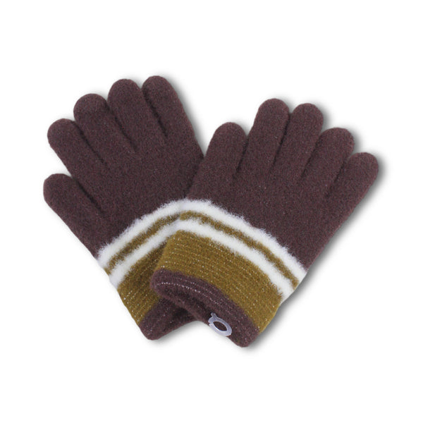 Girls Winter Gloves – Brown