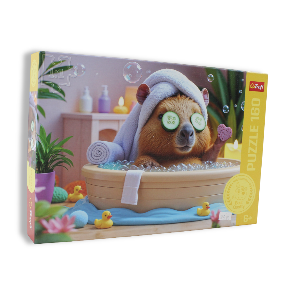 Trefl Capybara At The Spa Jigsaw Puzzle – 160 Pcs