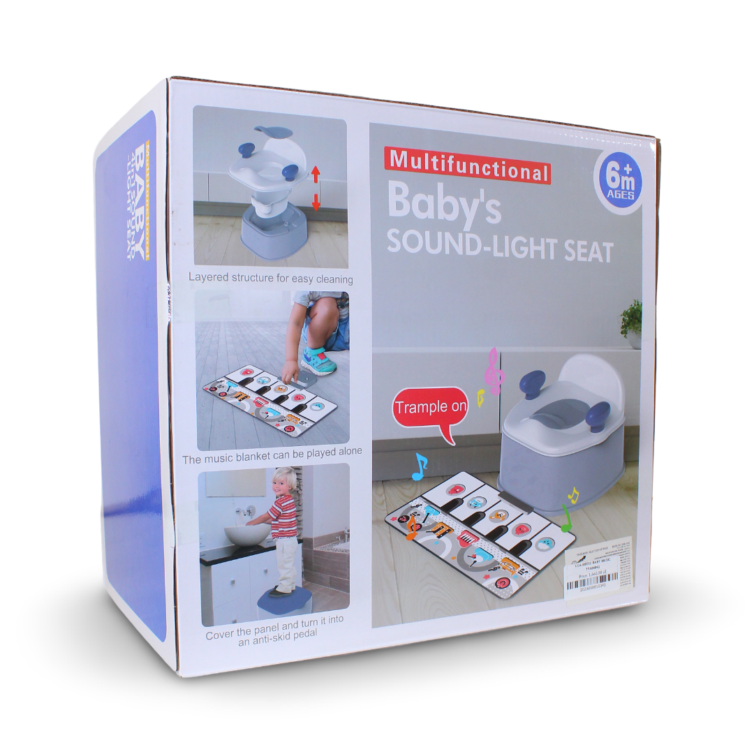 Baby Music Training Toilet(GREY)