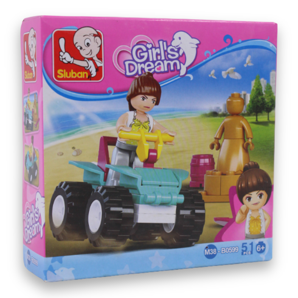 Quad Bike Building Set – 51 Pieces