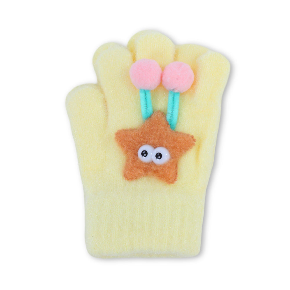 Girls Winter Gloves – Yellow