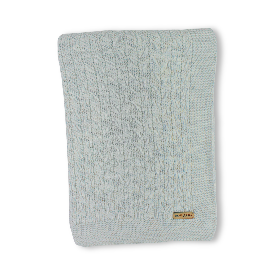 Unisex Baby Knitted Blanket – Assorted Colors