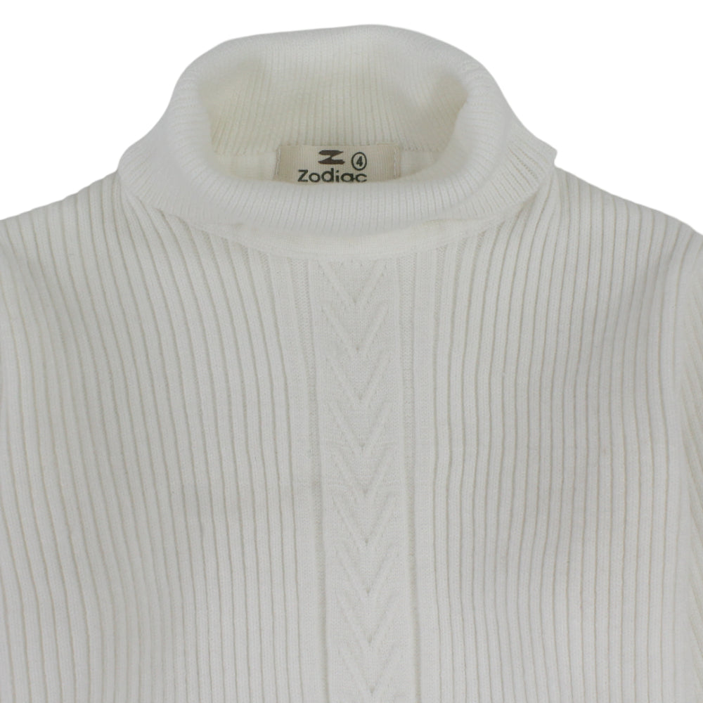 Girls Knitted Long-Sleeved Dress