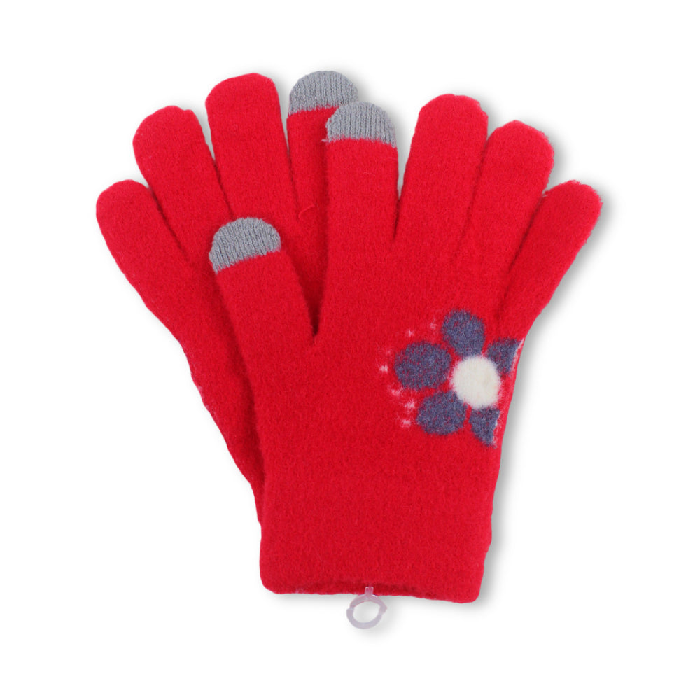 Girls Winter Gloves – Red