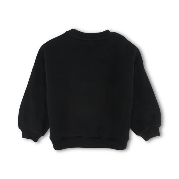 Girls Cotton Sweatshirt – Black