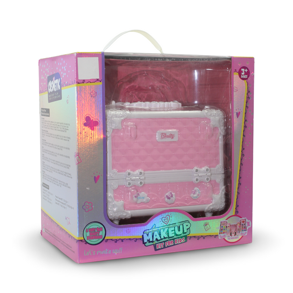 Girls Makeup Kit In Carry Case – Pink