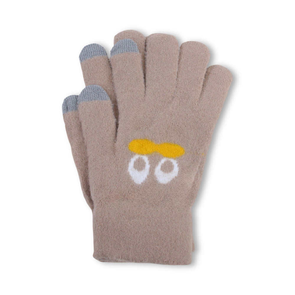 Girls Winter Gloves – Camel