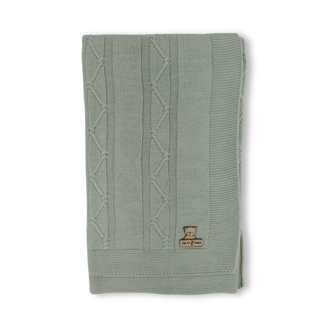 Unisex Baby Knitted Blanket – Assorted Colors