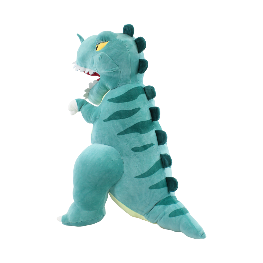 Kids Dinosaur Plush Toy – Turquoise, 80 Cm