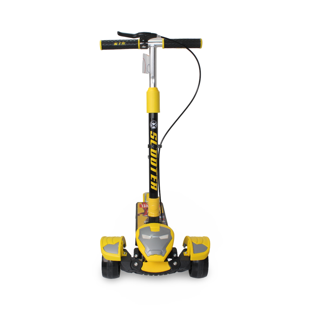 Kids Iron Man Light-up Scooter With Sound
