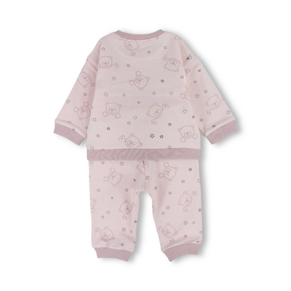 Baby Girls Two-Piece Outfit Set – Pink