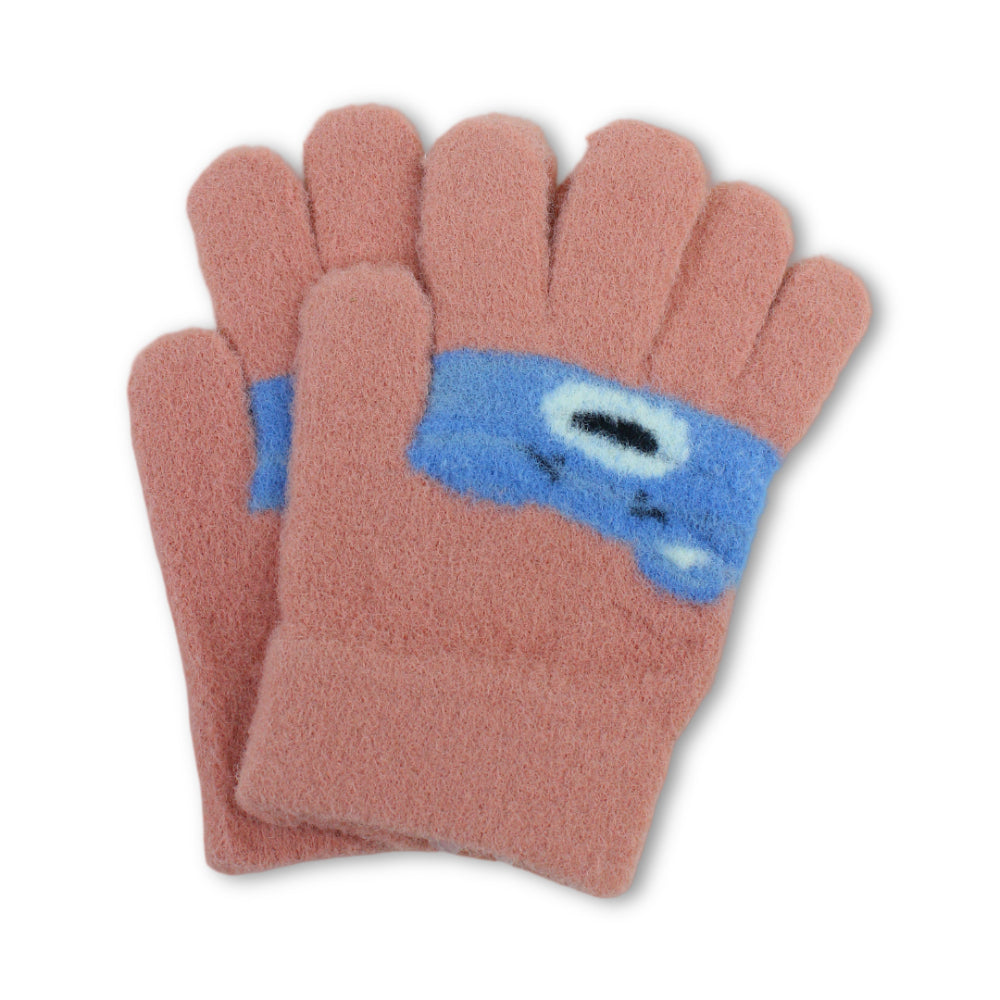 Girls Winter Gloves – Salmon