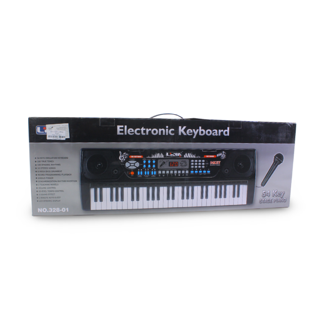 Kids 54-Key Electronic Organ – Black