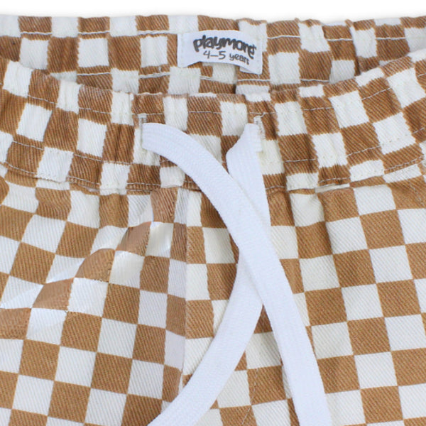 Boys Gabardine Pants – Beige