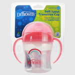 Dr. Brown's Soft Spout Transition Cup Pink 6M+ - Ourkids - Dr. Brown's