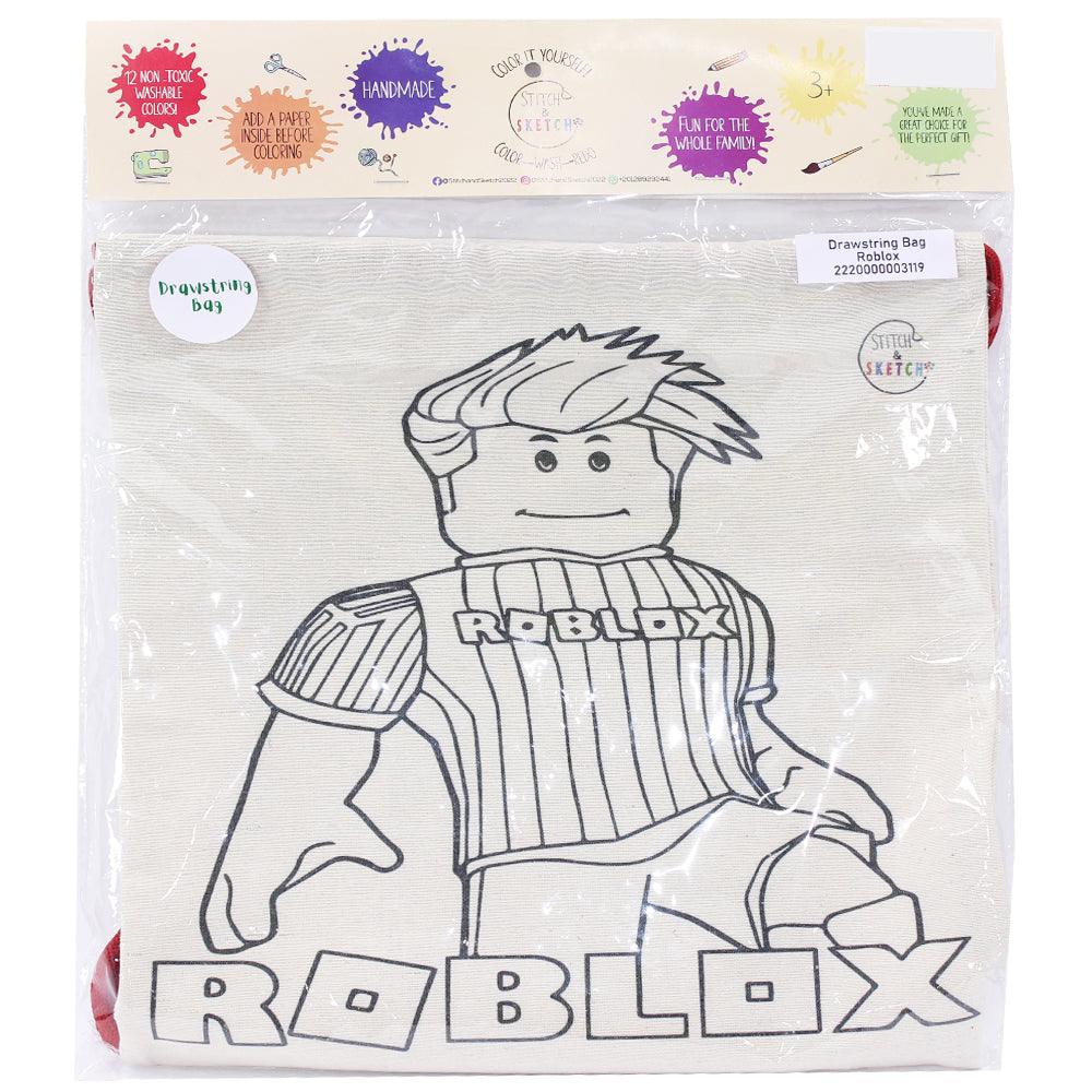 Drawstring Bag - Roblox - Ourkids - Stitch and Sketch
