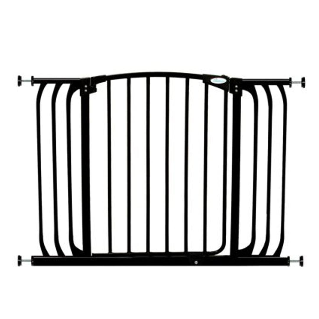 Dreambaby Chelsea Extra Wide 97.5-106cm Auto Close Metal Baby Gate – Black - Ourkids - Dreambaby