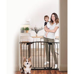 Dreambaby Chelsea Extra Wide 97.5-106cm Auto Close Metal Baby Gate – Black - Ourkids - Dreambaby