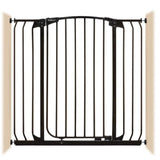 Dreambaby Chelsea Xtra-Tall & Wide 97-106cm Auto-Close Security Gate – Black - Ourkids - Dreambaby